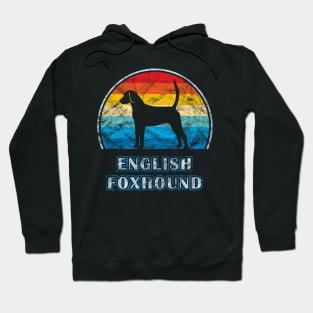 English Foxhound Vintage Design Dog Hoodie